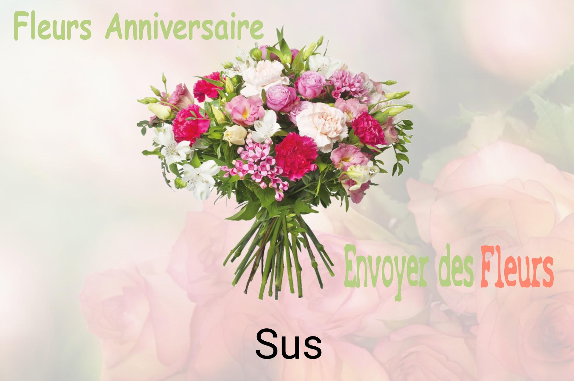 Bouquet de fleurs d’anniversaire livré à Sus
